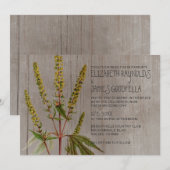 Rustic Ambrosia Wedding Invitations Kaart (Voorkant / Achterkant)