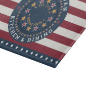 Rustic America 250ste aangepaste gezinskoken Snijplank (Hoek)