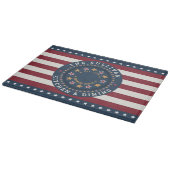 Rustic America 250ste aangepaste gezinskoken Snijplank (Hoek)