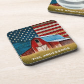 Rustic Americana Signature Bier Onderzetter (Linkerzijde)