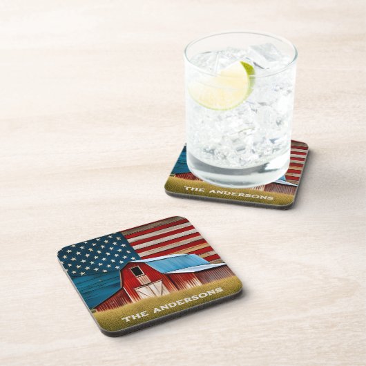 Rustic Americana Signature Bier Onderzetter (Rechterzijde)