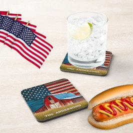 Rustic Americana Signature Bier Onderzetter