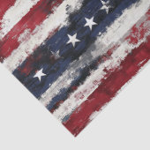 Rustic Americana Stars & Stripes – 10 lb, 17 "x23" Tissuepapier (Detail)