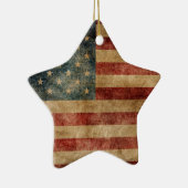 rustic americana , usa flag , grunge ,  , traditie keramisch ornament (Rechts)