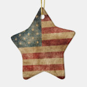 rustic americana , usa flag , grunge ,  , traditie keramisch ornament (Links)