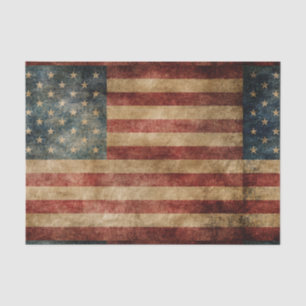 rustic americana , usa flag , grunge , , traditie tissuepapier