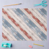 Rustic Americana Wood Plank Tissuepapier (Craft)