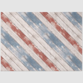 Rustic Americana Wood Plank  Tissuepapier