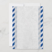 Rustic Anchor Nautical Wedding Invitations Kaart (Achterkant)