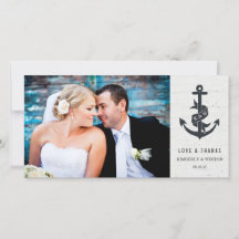 Rustic Anchor Wedding Hartelijk dank