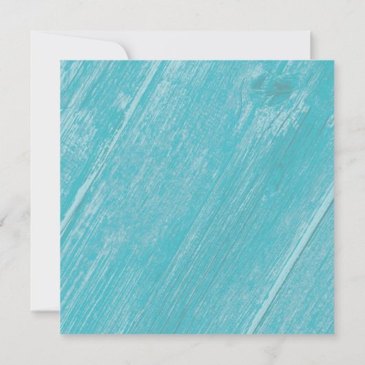 Rustic Anchor Wedding Invitations Kaart (Achterkant)