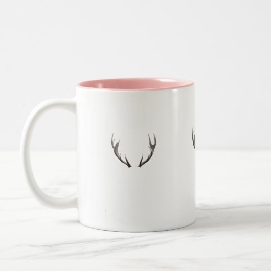 Rustic Animal Horns Design Mok (Links)