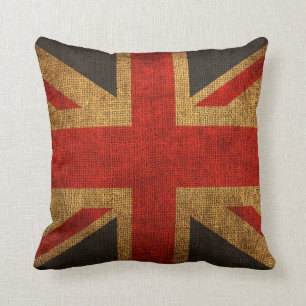 Rustic Antiek Union Jack Pattern Kussen