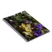Rustic Antique Floral Bouquet Notebook Notitieboek (Rechterzijde)