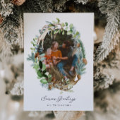 Rustic Antler Christmas Kaart Uitnodigingen