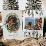 Rustic Antler Christmas Kaart Uitnodigingen<br><div class="desc">Foto Christmas Kaart - Klaar om door u te worden gepersonaliseerd!</div>