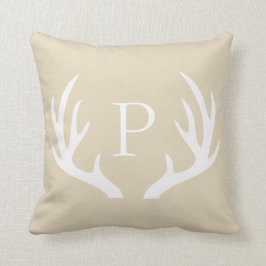 Rustic Antler - Gepersonaliseerd Sierkussen