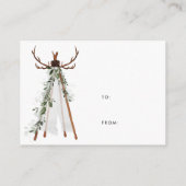 Rustic Antler | Invoegsel voor de uitnodiging voor Informatiekaartje (Achterkant)