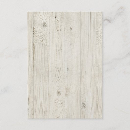 Rustic Antler Light Wood Details Enclosure Kaart (Achterkant)