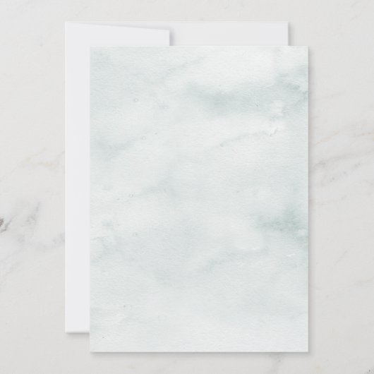 Rustic Antlers Boho Mountain Wedding Kaart (Achterkant)