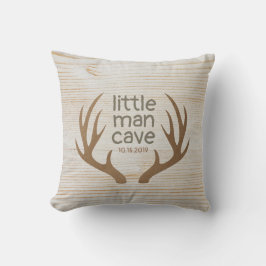Rustic Antlers Little Man Cave Nursery Kussen