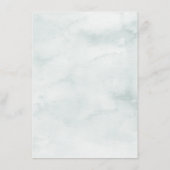 Rustic Antlers Mountain Wedding Details Informatiekaartje (Achterkant)