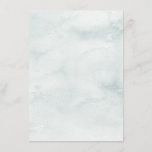 Rustic Antlers Mountain Wedding Details Informatiekaartje (Achterkant)