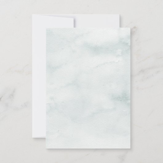 Rustic Antlers Mountain Wedding RSVP Kaartje (Achterkant)