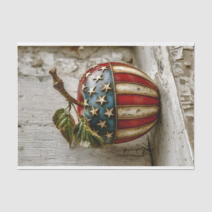 Rustic Apple, Amerikaanse vlag Ontwerp DT5R Decoup Tissuepapier