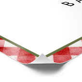 Rustic Apple Baby shower Welcome Sign Poster (Hoek)