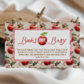Rustic Apple Books for Baby Insert Card Informatiekaartje