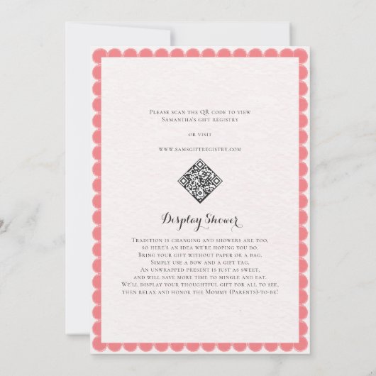 Rustic Apple Of Our Eye Fall Harvest Baby Shower Kaart (Achterkant)