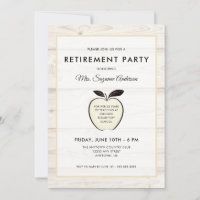 Rustic Apple | Teacher Retirement Party