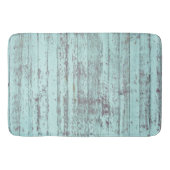 Rustic Aqua Barn Wood Badmat (Voorkant)