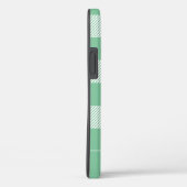 Rustic Aqua Pset Patroonmonogram Case-Mate iPhone Case (Achterkant / Rechts)