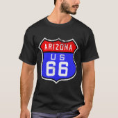 Rustic Arizona Route 66 T-shirt (Voorkant)