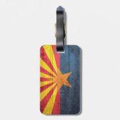 Rustic Arizona State Flag Bagagelabel (Achterkant verticaal)
