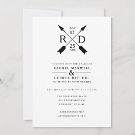 Rustic Arrow | Weddenschap Kaart