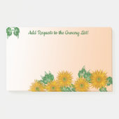 Rustic Art Flowers en Greenery Borders Post-it® Notes (Voorkant)