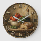 Rustic Artisan Bread & Heirloom Tomatoes Farmhouse Grote Klok (Voorkant)