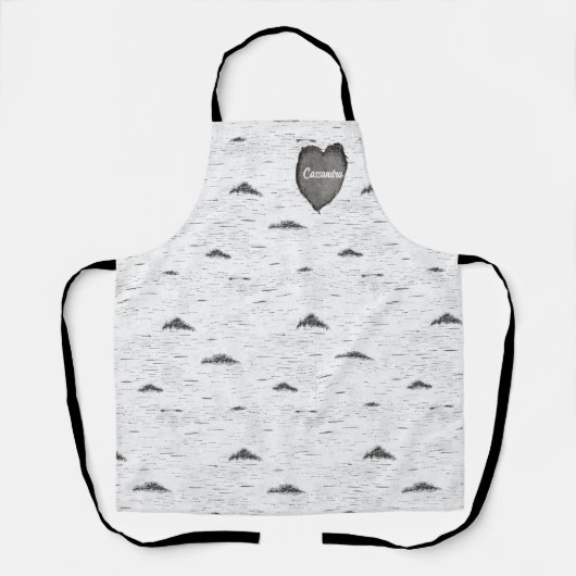 Rustic AspeBark Hood Harde eucalyptus Schort (Voorkant)