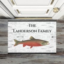 Rustic Aspen Bark Trout