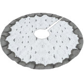 Rustic Aspen Bark Wood Carved Hearts zels Kerstboom Rok (Gekanteld)