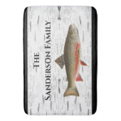 Rustic Aspen Trout visser Lake Kitchen | Badmat (Voorkant Verticaal)