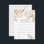 Rustic Australian Flowers Bride voor advies Kaart<br><div class="desc">Rustic Australian Flowers Bride om Kaart van advies te zijn.</div>