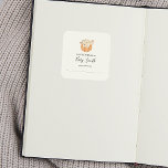 Rustic Autumn Baby shower Bookplate Sticker<br><div class="desc">Baby shower Bookplaat Sticker met een waterverf pompoen met bloemen. Een geweldige toevoeging voor de eerste bibliotheek van de Baby of het gebruik als gepersonaliseerd Dit Boek behoort tot de Zelfklever. Met onze matching een boekaanvraag indienen</div>