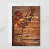 Rustic Autumn Bachelorette Weekend in de Bossen Kaart (Voorkant)