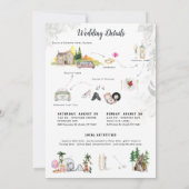 Rustic Autumn Barn | EVENTUELE Wekend ter illustra Kaart (Achterkant)