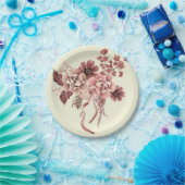 Rustic Autumn Blooms Waterverf Papieren Bordje (Feest)