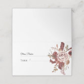 Rustic Autumn Blooms Waterverf Plaatskaartje (Buitenkant ongevouwen)